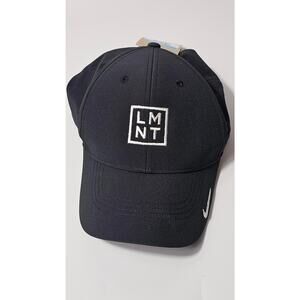 LMNT Strapback Hat Black One Size Adjustable W/Tags Legacy91 Dri-Fit Nike